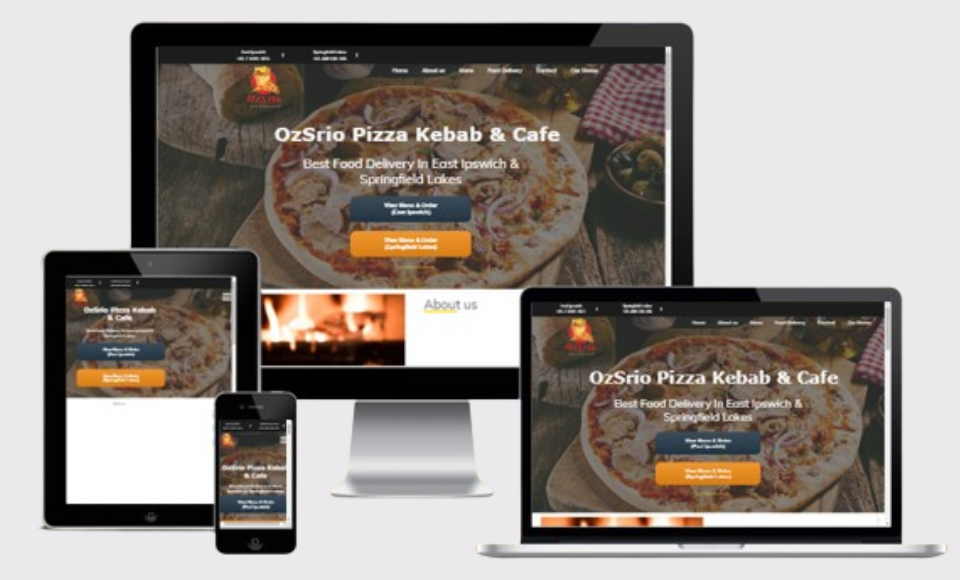 Ozsrio Pizza Website